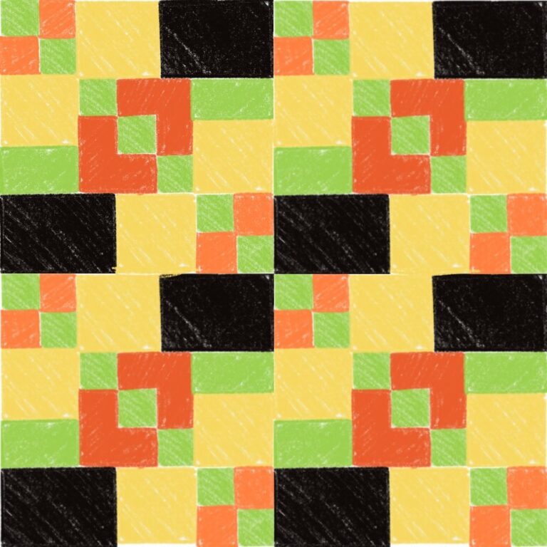 Crayonish Square Grid Worker