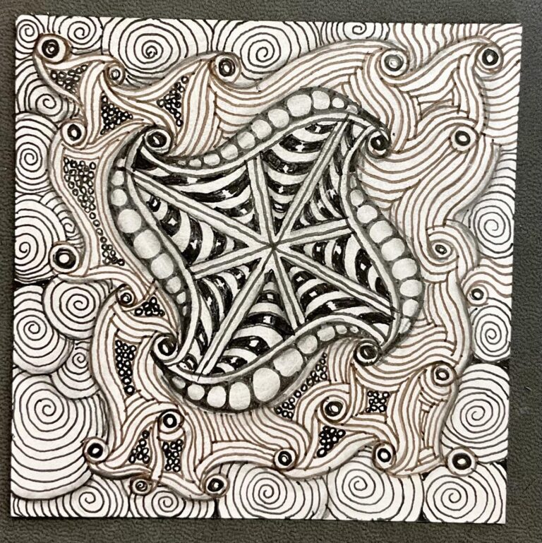 Ink Line Zen #12