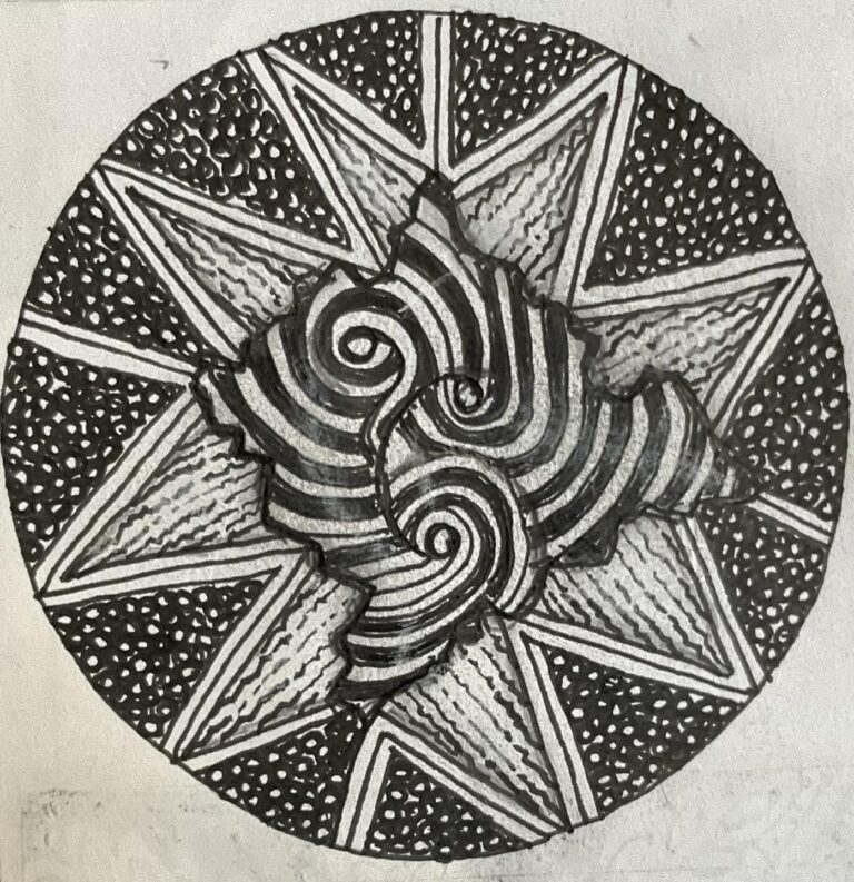 Ink Line Zen #6
