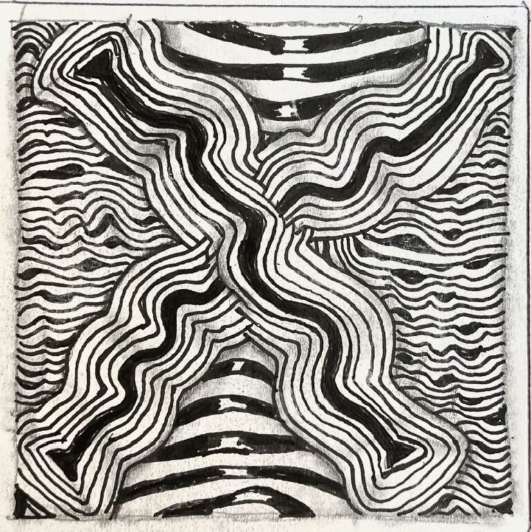 Ink Line Zen #8